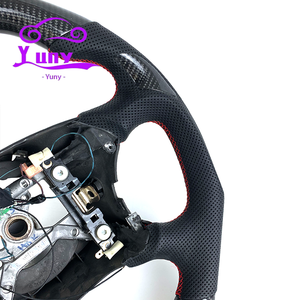 Volante <span class=keywords><strong>de</strong></span> Fibra <span class=keywords><strong>de</strong></span> Carbono Real Personalizado para Mustang 2000-2004, Estilo <span class=keywords><strong>de</strong></span> Carreras para <span class=keywords><strong>Ford</strong></span> Mustang - Product Image 5