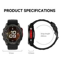 Montre connectée de sport en plein air F8 Pro Grand écran AMOLED Étanche 5ATM Autonomie de 7 jours Bracelet en silicone Charge sans fil Multi-sports