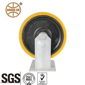 Bestseller Präzisions kugellager Schwenkbare Lenkräder Hochleistungs-Doppelrad-Polyurethan-Gusseisen für Mechaniker - Product Image 1