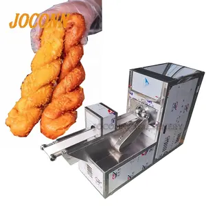 2024 New stainless steel pretzel bread stick making twisting machine bread dough twist forming machine for canteen
