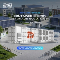 Sistema de Almacenamiento MATE de 40 pies, Contenedor BESS de 1MWH, 2MWH, 3MWH, Almacenamiento de Baterías LiFePO4 para Integración en Microredes Inteligentes de Campus Universitarios