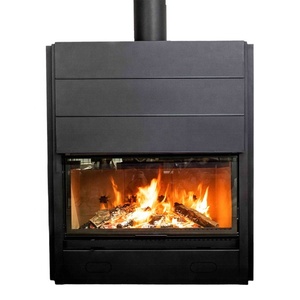 Chimenea <span class=keywords><strong>de</strong></span> Puerta Corredera para Villa, Chimenea <span class=keywords><strong>de</strong></span> <span class=keywords><strong>Leña</strong></span> Real con Inserto para Calefacción, Estilo Europeo <span class=keywords><strong>de</strong></span> Lujo, Decoración Interior para Sala <span class=keywords><strong>de</strong></span> Estar - Product Image 3