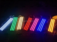 Modul LED Injeksi Mini DC 12v 3 LED 1.2w Putih Dingin SMD 2835