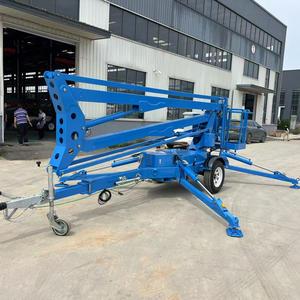 P-845, Telescopic Articulated Towable Boom mengangkat laba-laba 20m 200kg Aerial Manlift hidrolik Cherry Picker Spider Boom <span class=keywords><strong>Lift</strong></span> - Product Image 5