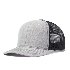 Casquette de baseball en <span class=keywords><strong>maille</strong></span> patchwork de style nouveau, visière extérieure, casquette snapback personnalisée, casquette de camionneur avec visière incurvée, soleil - Product Image 5