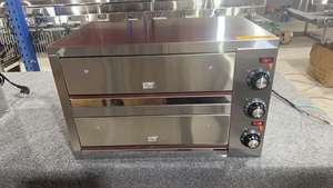 <span class=keywords><strong>Horno</strong></span> de pizza eléctrico comercial de doble capa <span class=keywords><strong>Horno</strong></span> de pizza de panadería automático de acero inoxidable P de 14 pulgadas - Product Image 6