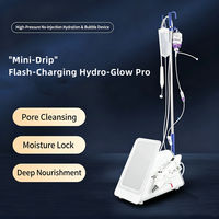 Appareil professionnel de nettoyage à jet d'oxygène et à micro-bulles 2 en 1, éliminateur de points noirs, nettoyeur de pores, traitement de l'acné, soin de la peau