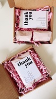 Cartes de remerciement de haute qualité 300g, impression personnalisée sur carton mat, logo personnalisé, cartes de remerciement pour petites entreprises