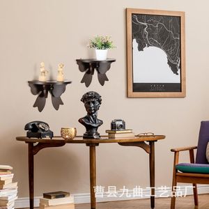 <b>Wall</b> <b>Mounted</b> Wooden <b>Shelf</b> Irregular Shape Multi-purpose Storage Living Room Display Rack Jq1211 - Product Image 3