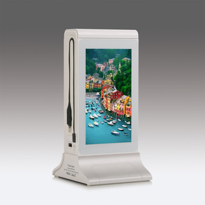 Nhà hàng mới Tabletop quảng cáo hiển thị kỹ thuật số menu ngân hàng điện wifi đặt hàng thực phẩm kiosk bảng quảng cáo Trạm điện - Product Image 5