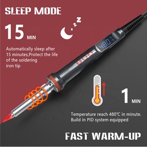 Soldador Eléctrico de Alta Potencia 200W con Pantalla Digital LCD, Función de Apagado Automático, Kit de Mano Conveniente para Soldar - Product Image 4