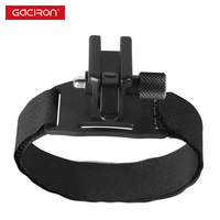 Sangles Velcro Gaciron H15P à angle de 100° pour fixation universelle de casque, support de lampe pour vélo VTT