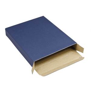 Scatola di Carta Blu Standard 355X265X25 mm per Stoccaggio e Imballaggio - Product Image 1