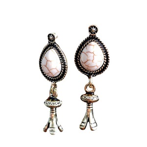 Orecchini pendenti a forma di campana per donna, stile floreale vintage, accessori per l'uso quotidiano - Product Image 5