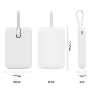 Chargeur de téléphone portable portable 10000 mAh avec logo personnalisé, <span class=keywords><strong>batterie</strong></span> <span class=keywords><strong>externe</strong></span> 10000 mAh, chargeur Powerbank, <span class=keywords><strong>batterie</strong></span> <span class=keywords><strong>externe</strong></span> filaire, vente en gros d'usine - Product Image 2