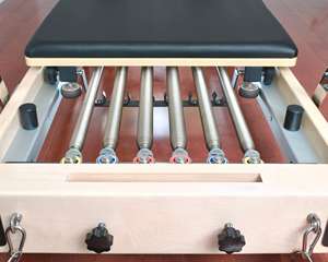 Phòng tập thể dục thiết bị tập thể dục nhà gấp gỗ di động thể hình Pilates máy cải cách Pilates cải cách có thể gập lại - Product Image 5