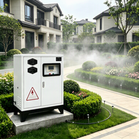 Système de brumisation extérieur pour villa, cour, refroidissement, aménagement paysager, jardin ouvert, suppression de la poussière, en acier inoxydable, haute pression, automatique