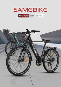 SAMEBIKE 500D 36V 15Ah 26 "tubo de acero al carbono batería marco de la ciudad colorido LCD pantalla media Spoke Rim City Ebike - Product Image 6