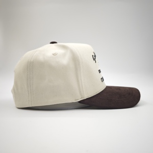 Casquette de baseball pour homme en coton de haute qualité, 5 panneaux, logo brodé personnalisé, visière incurvée, casquette de sport - Product Image 4