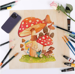 Nouveauté 2026 : Plaques <span class=keywords><strong>de</strong></span> bois découpées au laser en peuplier <span class=keywords><strong>de</strong></span> qualité supérieure (2mm, 3mm) pour pièces <span class=keywords><strong>de</strong></span> jouets, artisanat en bois, enseignes murales - Style Art Populaire - Product Image 4