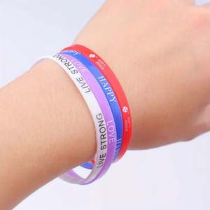 Pulsera de Silicona Luminosa de Colores Pastel para Niños, Brazalete de Goma Moldeada con Sello de Seguridad - Product Image 5