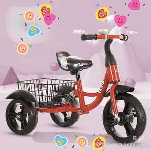 Texin Kids Tricycle 12 Inch Metal Frame With Basket For 2 4 Years Old Children - Product Image 5