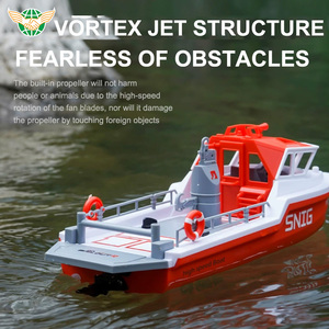 Yf 2.4GHz không chổi than <span class=keywords><strong>RC</strong></span> thuyền cứu hộ nước chơi đồ chơi ABS Vật liệu phần cứng 8 km/h mini điều khiển từ xa thuyền cho người lớn trẻ em - Product Image 5