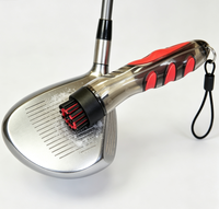 Nouveauté - Cadeau de Noël - Brosse à club de golf électrique en plastique avec bouteille d'eau - Accessoires et nettoyeur de golf durables et portables