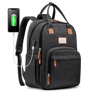 Sac à dos pour <span class=keywords><strong>ordinateur</strong></span> portable LOVEVOOK&REALER en polyester résistant à l'eau avec chargement USB, sac de transport décontracté pour <span class=keywords><strong>ordinateur</strong></span>, sac à dos de voyage - Product Image 1