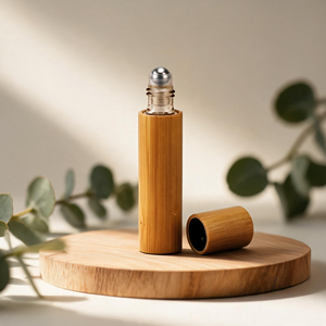 Olio di mastice prezzo più basso di bambù olio essenziale rullo bottiglia di imballaggio personalizzato aromaterapia Spa relax rullo bottiglia - Product Image 5