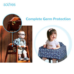 Upgrade Version Dual Belt High <strong>Chair</strong> <strong>Cover</strong> Baby High <strong>Chair</strong> <strong>Cover</strong> for Wooden or Restaurant Sturdy and Robust Material Baby Seat - Product Image 4