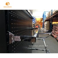Étagère de présentation en métal de bonne qualité pour magasin de détail, accessoires de quincaillerie, outils de jardinage agricoles, outils électriques suspendus