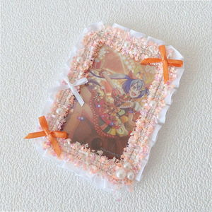 Nouveau porte-carte fait main garni de dentelle, petit porte-carte de décoration de style <span class=keywords><strong>anime</strong></span> et dessin animé fait à la main - Product Image 6