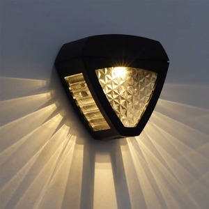 Lampe murale solaire LED extérieure étanche avec capteur de lumière, lumière chaude pour clôture, jardin, cour, décoration d'escalier, lampe murale solaire - Product Image 4