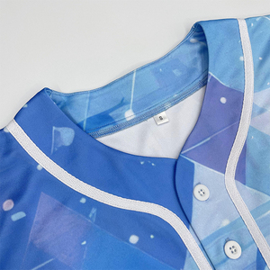 Jersey bisbol modis motif sublimasi seragam bisbol klasik - Product Image 4