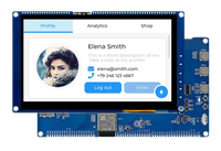 ESP32 P4 Layar Sentuh TFT MIPI 7 Inci 1026*600 BOE Surface Mount Ar-duino LVGL WIFI BLe Uart Modul Pintar 1000Nits