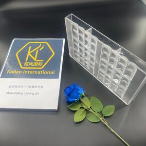 แม่พิมพ์ช็อกโกแลตทรงสี่เหลี่ยมจัตุรัสไคลัน |   แม่พิมพ์โพลีคาร์บอเนตสไตล์วาฟเฟิลสำหรับการอบขนม DIY - Product Image 2