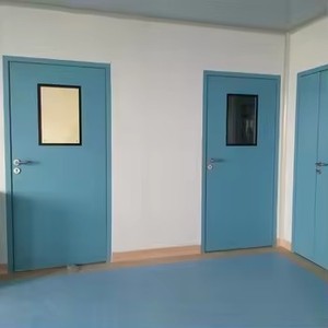 Puerta Aislante de Radiación con Revestimiento de Plomo para Atenuación de Rayos X y Rayos Gamma Dispersos, Puerta Batiente con Ventana de Observación - Product Image 4