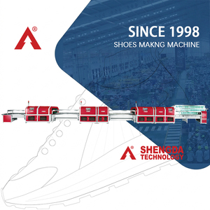 Chaîne de production de chaussures de sport décontractées <span class=keywords><strong>Adidas</strong></span> SHENGDA Manufactory ODM OEM, machine de fabrication de chaussures entièrement automatique avec convoyeur de collage - Product Image 1
