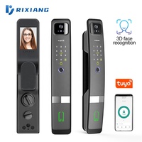 Serrure de porte intelligente sans clé avec reconnaissance faciale 3D, caméra, mot de passe, serrure à mortaise, serrure électronique sans clé, cylindre de serrure à empreintes digitales