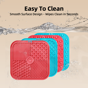 व्यक्तिगत कस्टम लोगो सिलिकॉन प्लेटो पैरा mascotas धीमी फीडर खाद्य पालतू कुत्ते चाटना चटाई - Product Image 5