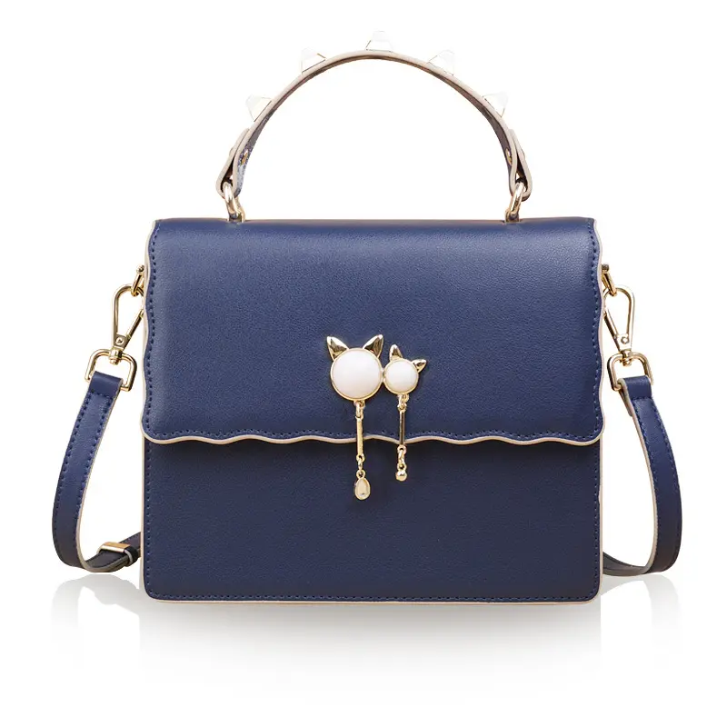 2023 High quality designer purses genuine leather hand bags ladies shoulder bag crossbody luxury cute blue handbags for women