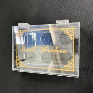 Paquet de petites boîtes-cadeaux avec couvercle rabattable à charnière Boîte-cadeau Ramadan avec logo d'impression personnalisé Boîte-cadeau acrylique en plexiglas de luxe spécial - Product Image 5