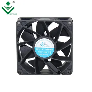 Motor de ventilador sin escobillas, alta velocidad, 15V, 18V, 80mm, CC, 8025