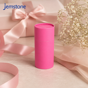 Emballage en tube de papier kraft avec impression de marque personnalisée, boîte cadeau pour flacon d'huile de parfum de 50 ml et 100 ml, emballage en cylindre en carton - Product Image 1