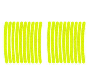 Oferta: Juego de 20 Cintas Reflectantes para <span class=keywords><strong>Llantas</strong></span> de <span class=keywords><strong>Coche</strong></span>, <span class=keywords><strong>Vinilo</strong></span> PVC de Alta Visibilidad, Adhesivo Reflectante para Ruedas - Product Image 2