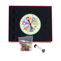 Set permainan papan OEM mencetak kustom permainan kardus anak dengan spinner dan token