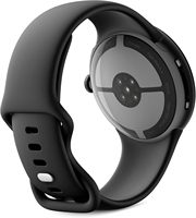 Montre connectée Google Pixel Watch 4 (45 mm) avec suivi complet de la santé et du fitness, prise en charge Gemini, boîtier et bracelet en aluminium noir mat