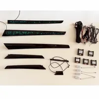 Éclairage intérieur Mercedes W207 E200 CGI Coupé 2009+ 18 LED Effet Ciel Étoilé Tableau de Bord Panneaux de Porte Remplacement 1:1 Contrôle par Application Smartphone