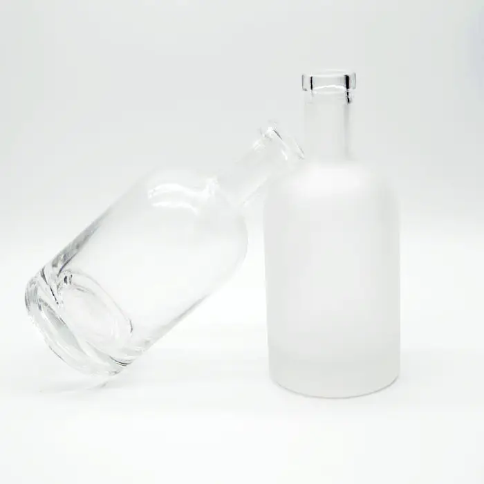 200 ml 375 ml 500 ml 750 ml 1000 ml Frosted Super Flint Glass Bottle